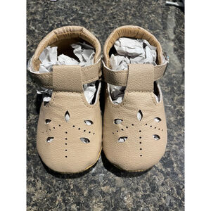 Baby Shoes Size 3 Beige Unbranded